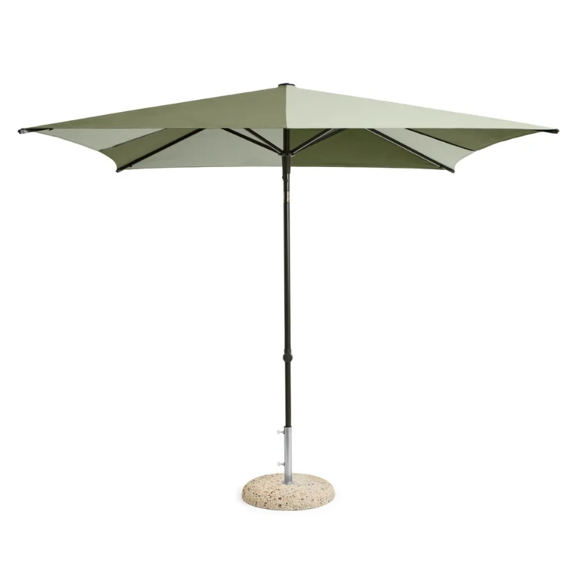 Terrazza Parasol Square Green and dark green