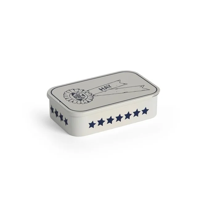 HAY Dogs Treat Tin Small Blue and white