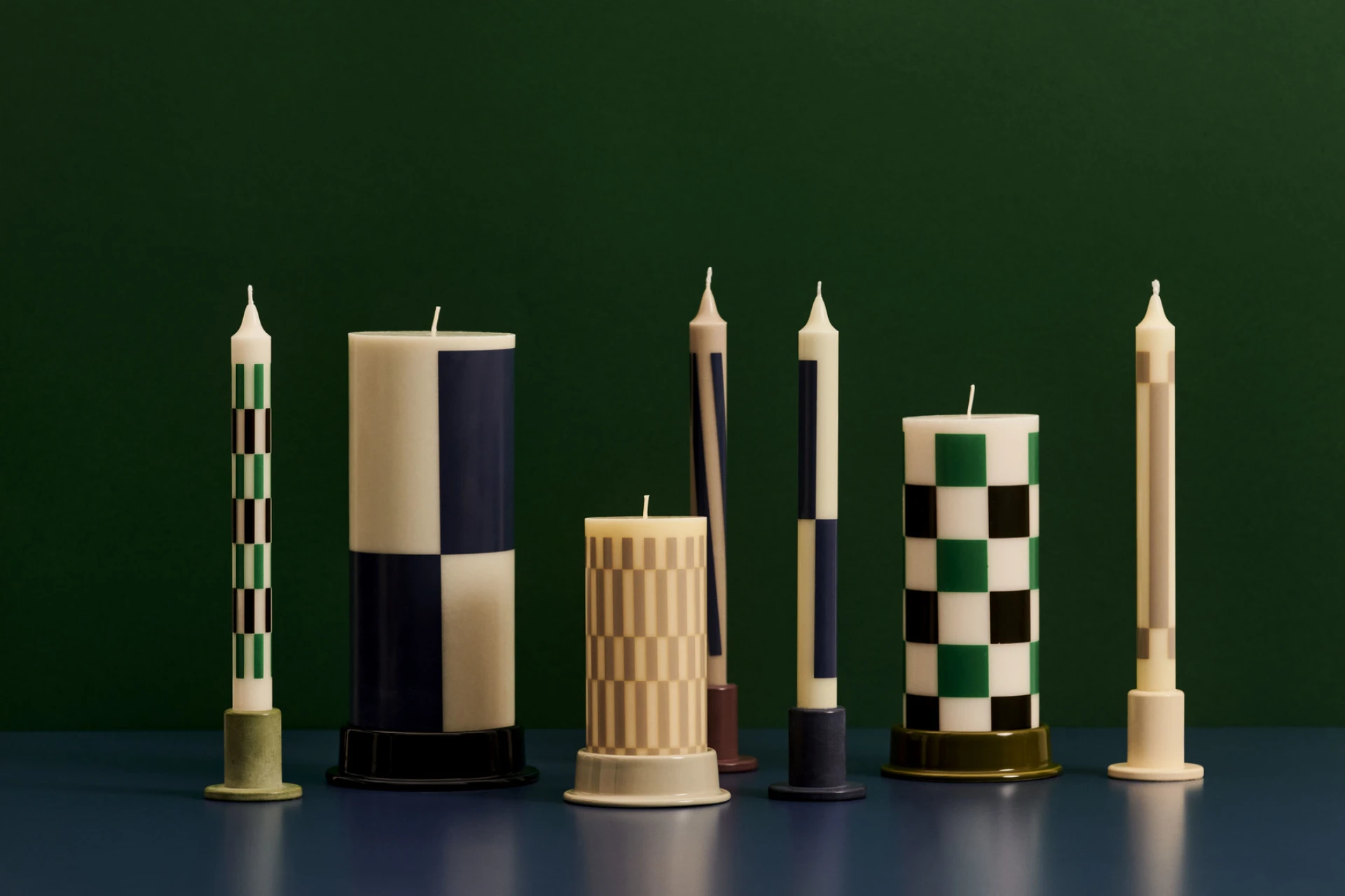 Column Candle Small Cream and sand