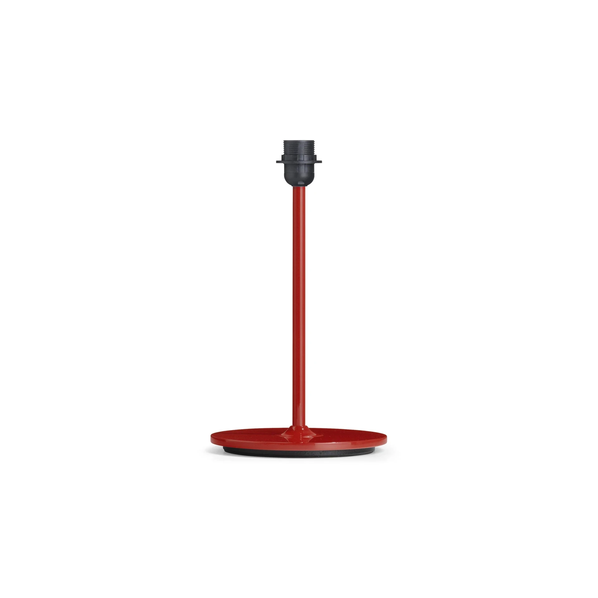 Common Table Lamp Base Steel Signal red