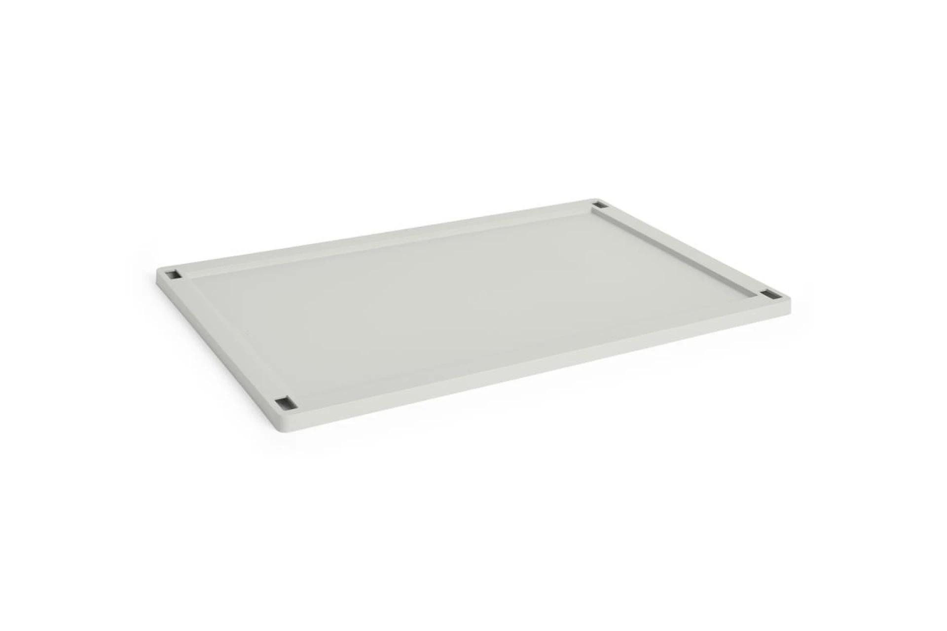 HAY Colour Crate Lid Plastic Large Grey