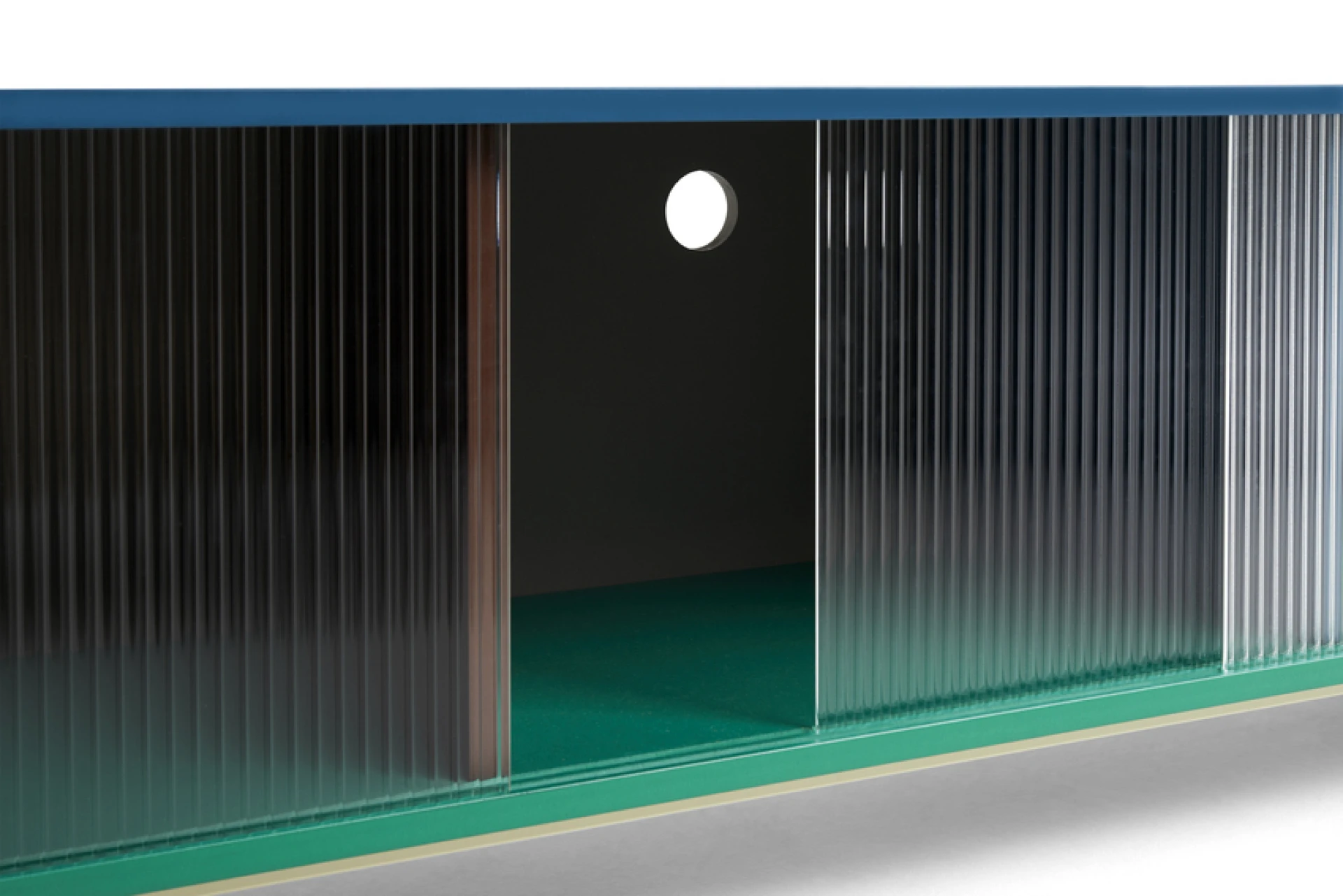 Colour Cabinet Large Multi Floor w. Glass doors