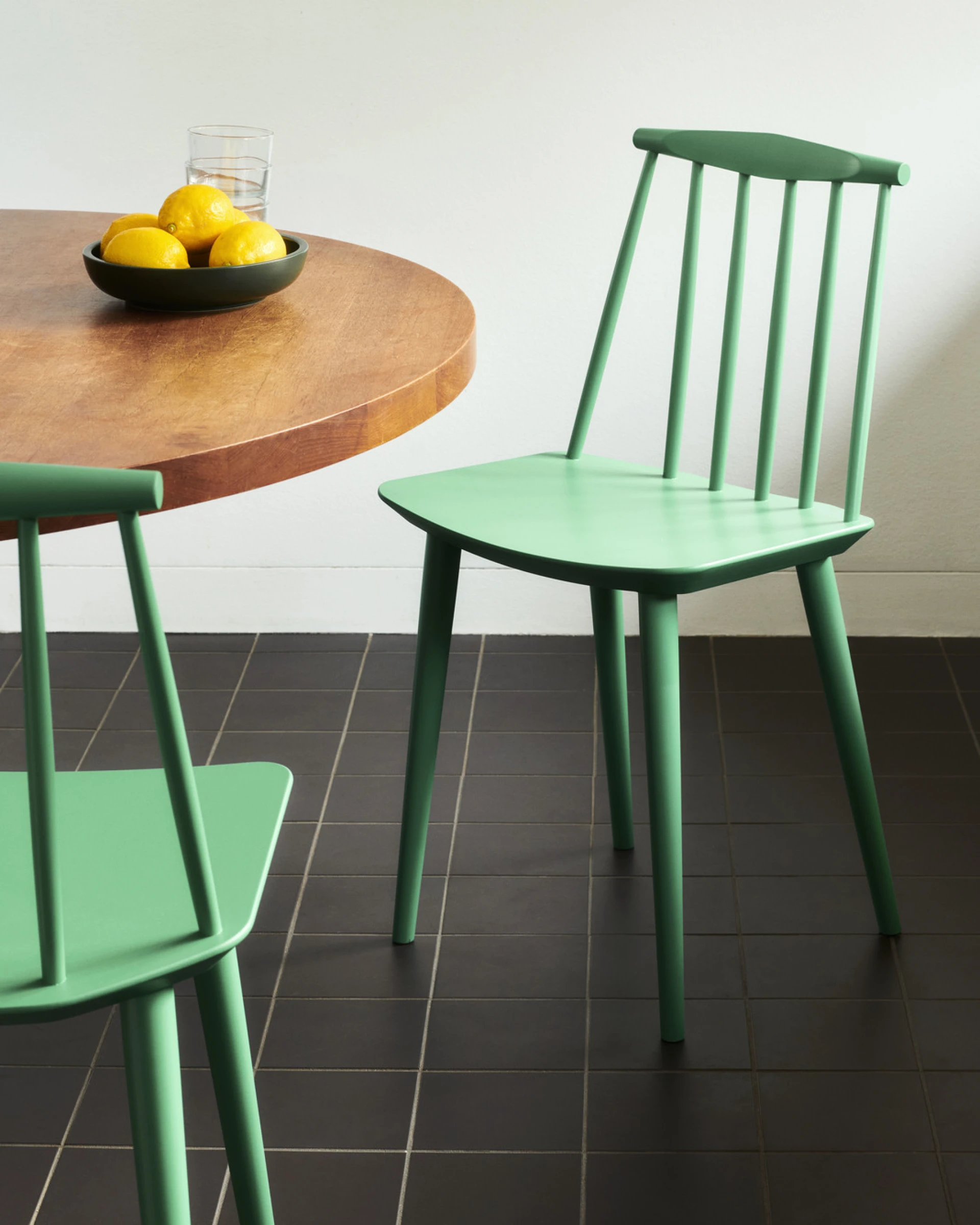 J77 Chair Beech Warm grey 