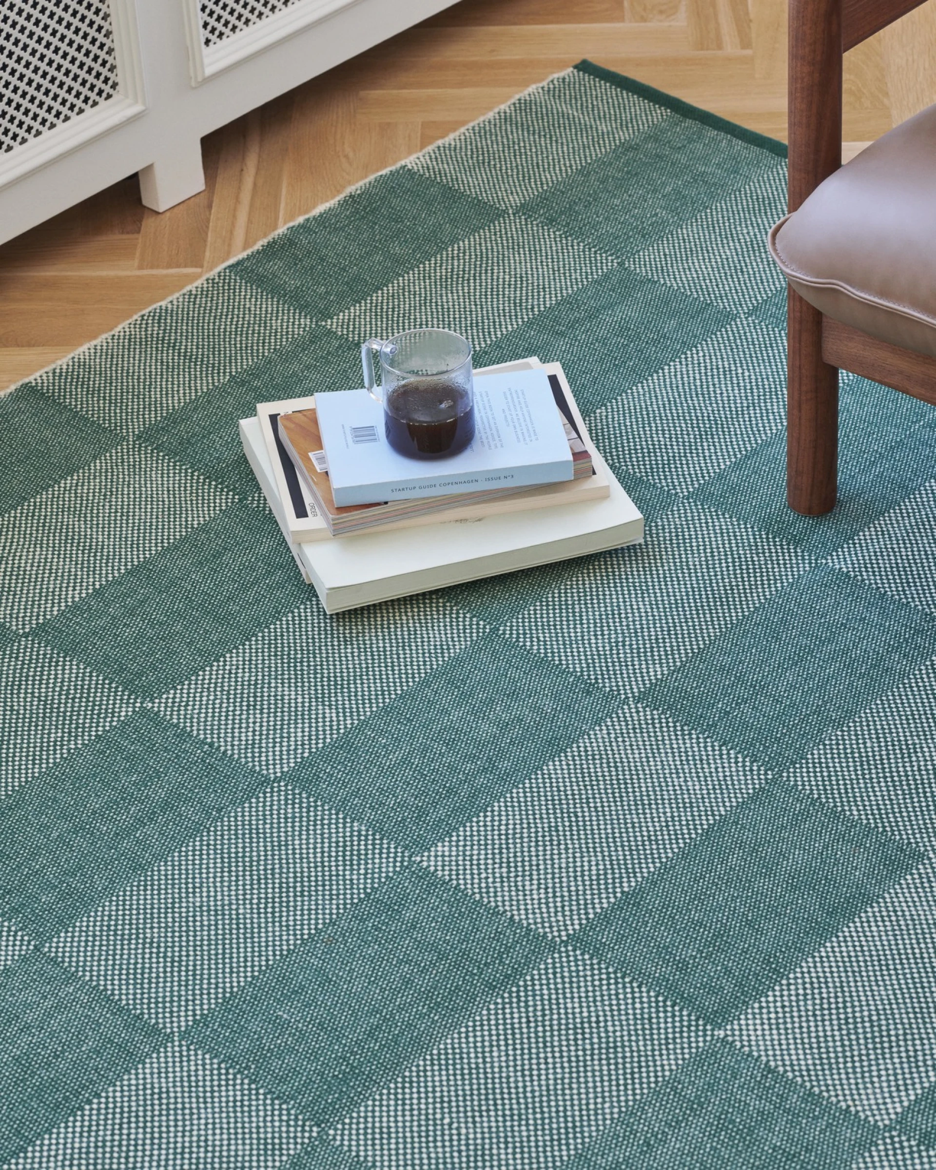 Check Rug 170 x 240 Light blue S Check