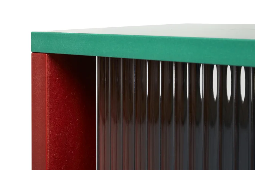 Colour Cabinet Medium Multi Floor w. Glass doors