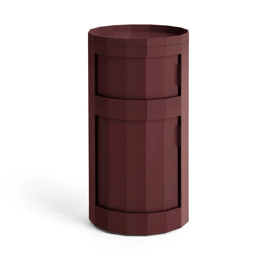 Facet Cabinet 110 Burgundy