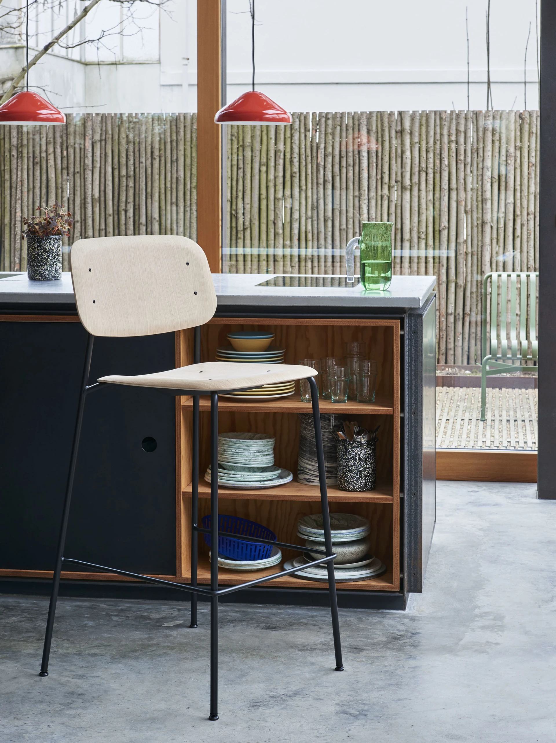 Pao Steel Pendant 230 Red