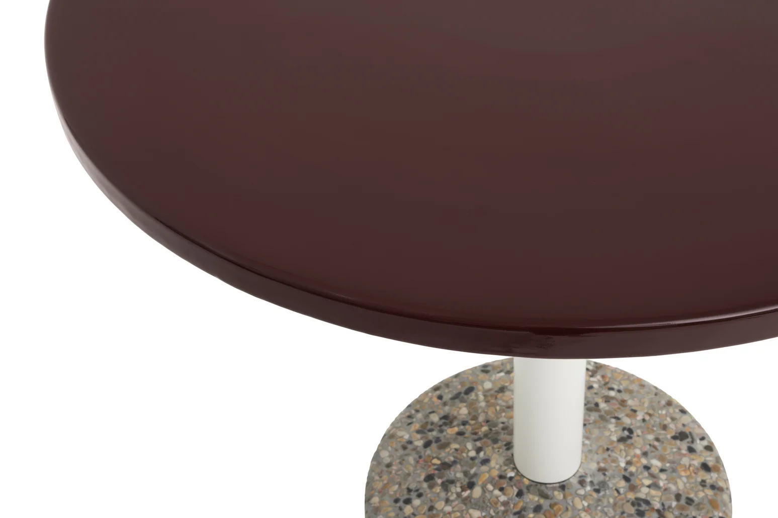 Ceramic Table Ø90 x H74 Bordeaux