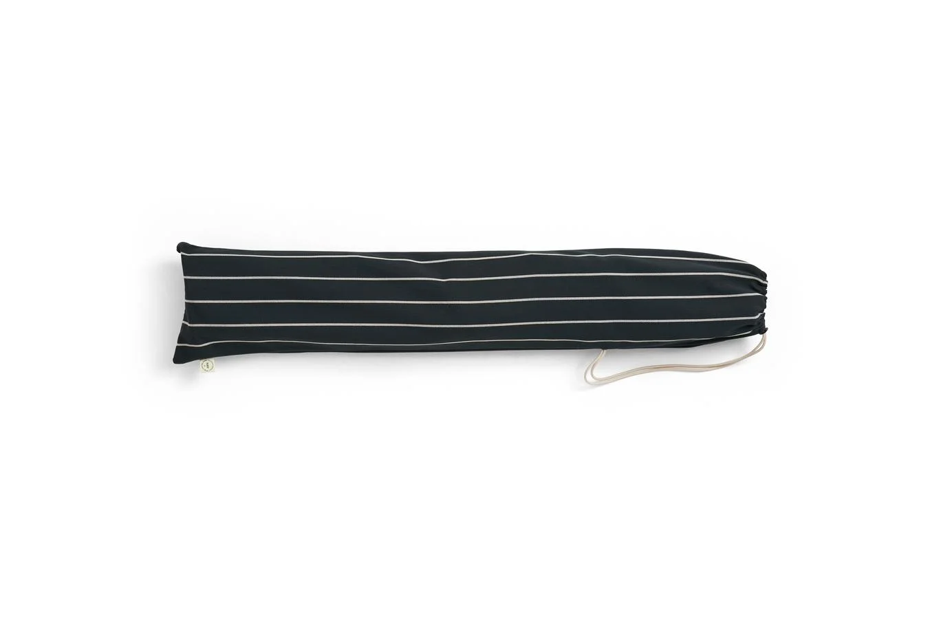 Outdoor Market Folding Chair Black beige stripe