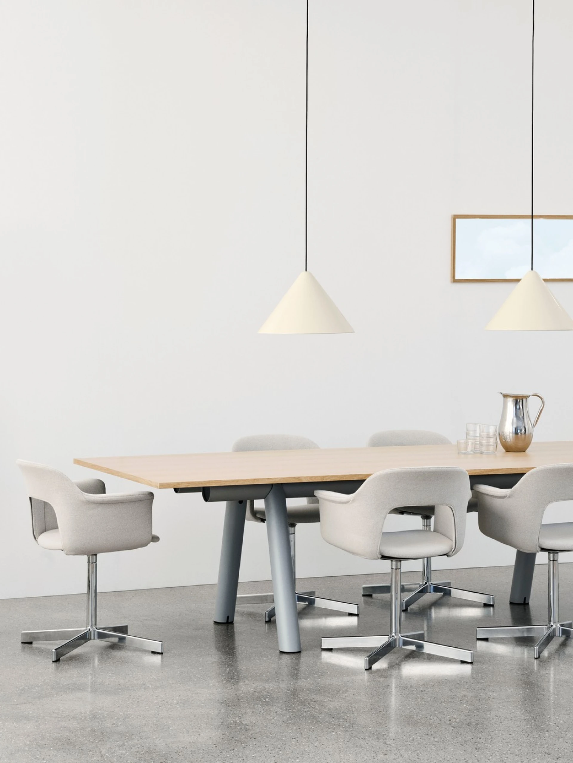 Compass Pendant 260 Oyster white