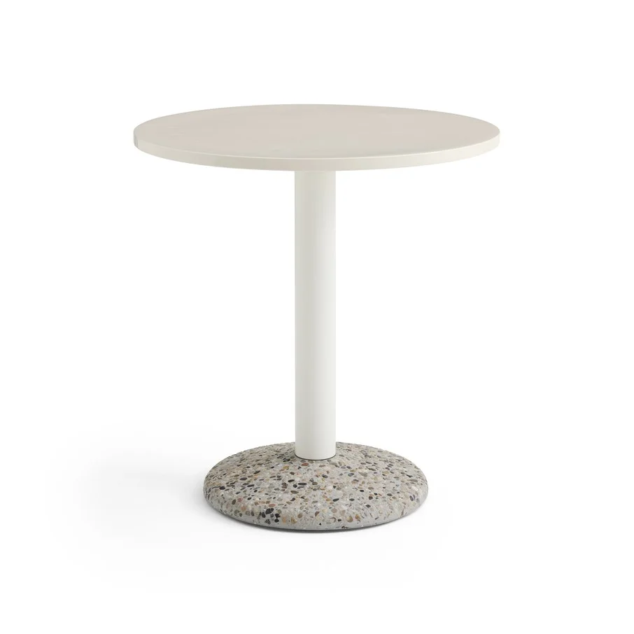 Ceramic Table Ø70 x H73 Warm white