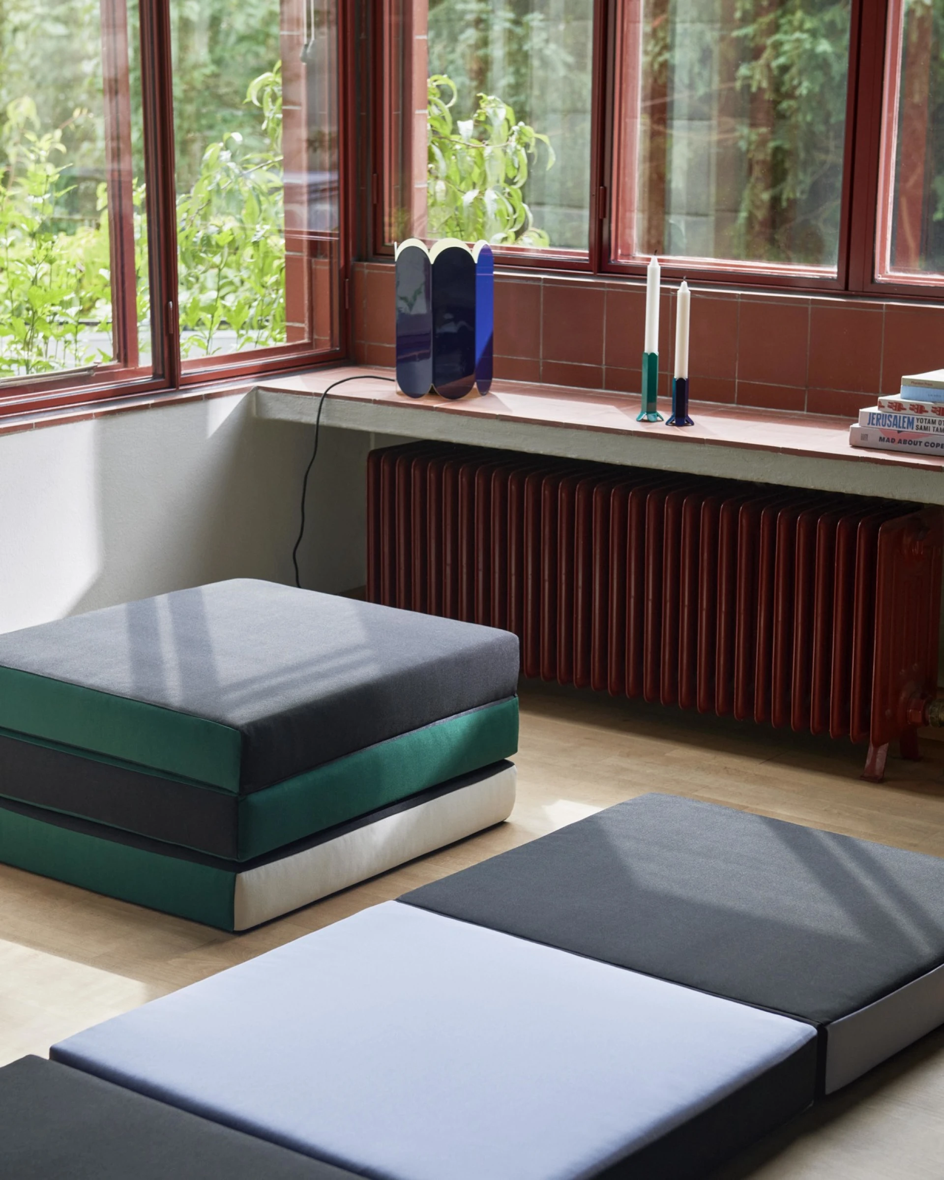 3 Fold Mattress W70 x L195 Green