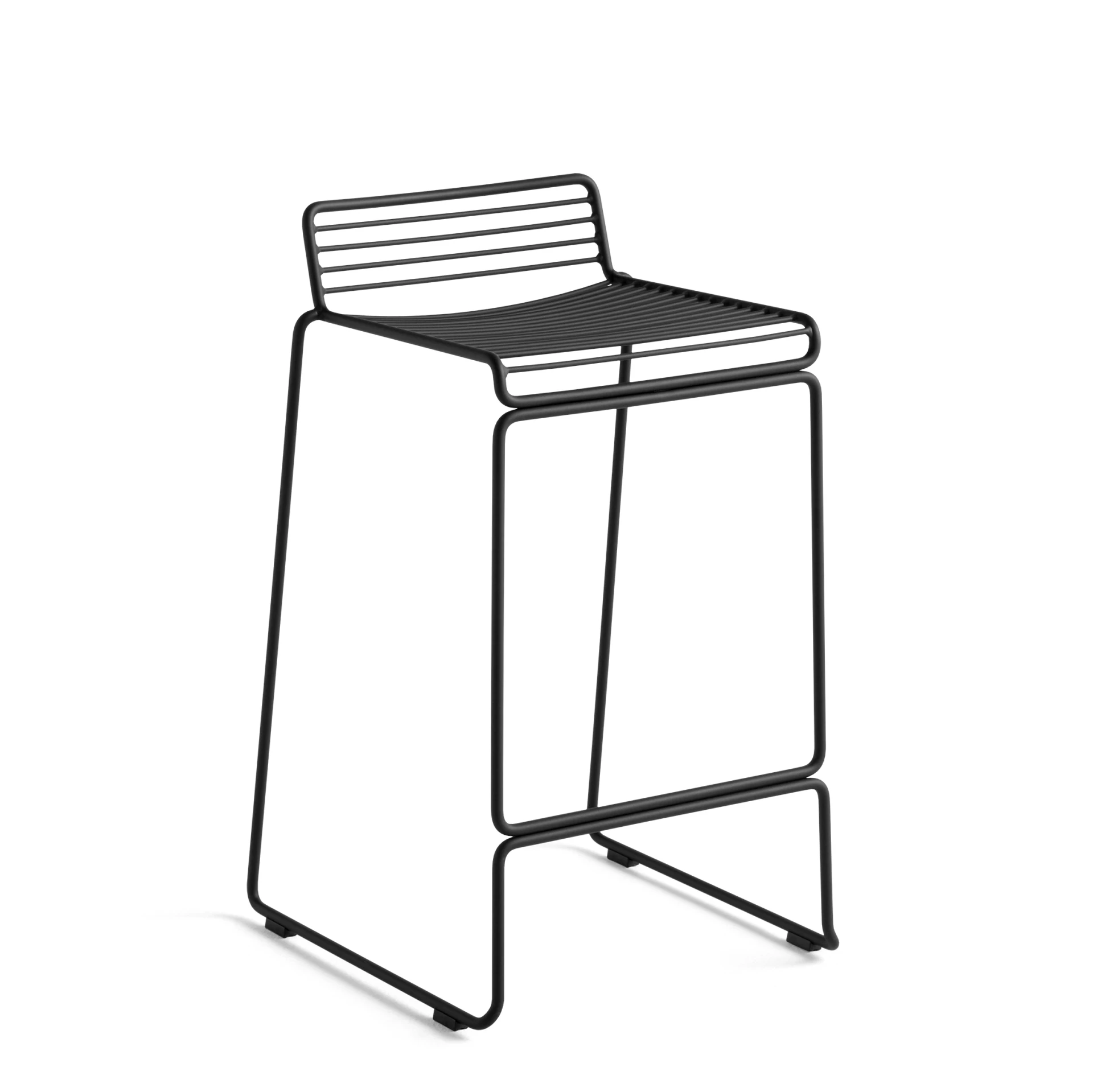 Hee Bar Stool Low Black