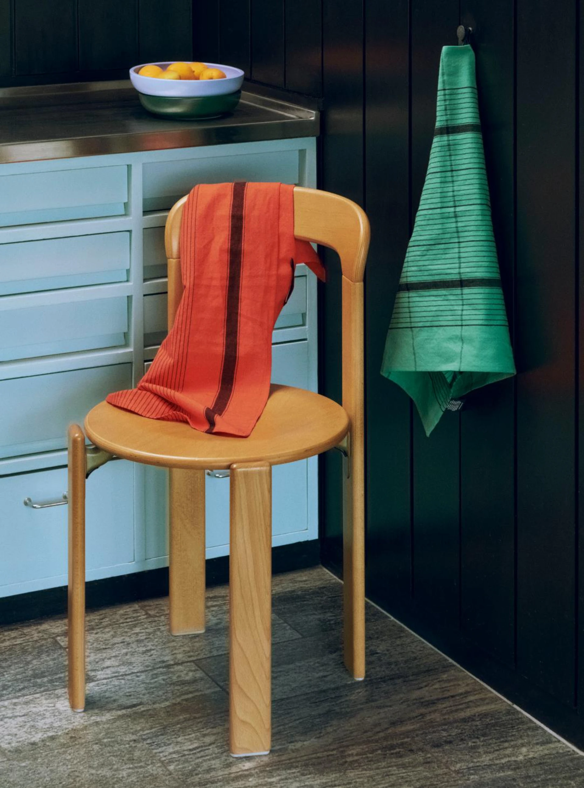 Linear Tea Towel W52 x L80 Green