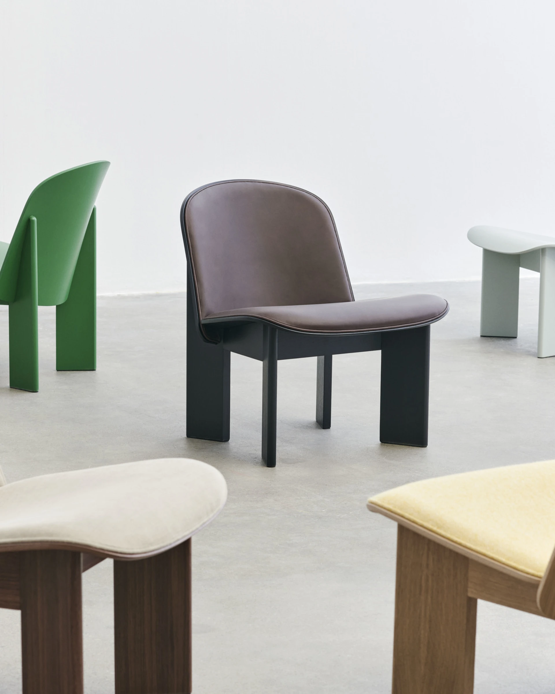 Chisel Lounge Chair Front Upholstery