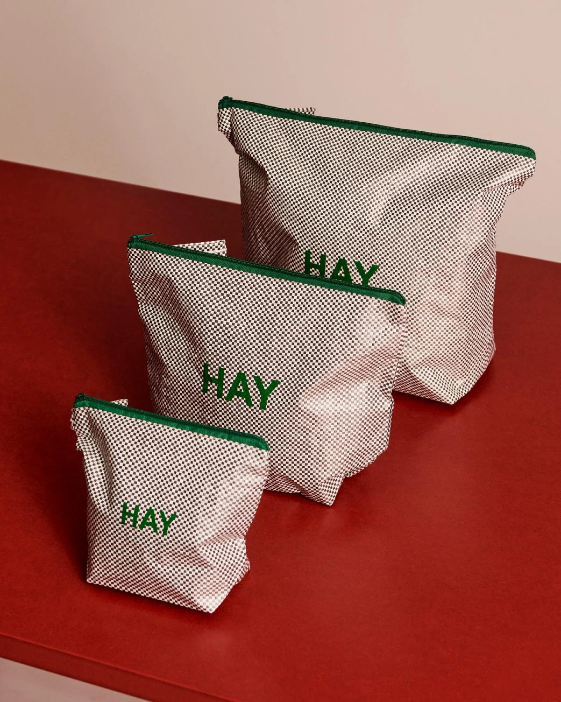 Candy Mono Wash Bag Wash Set of 3 Grey