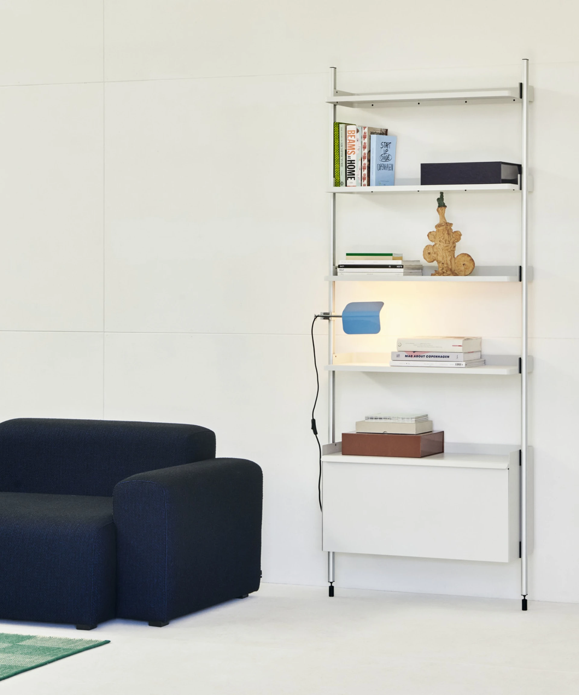 Apex Clip Lamp Pastel blue