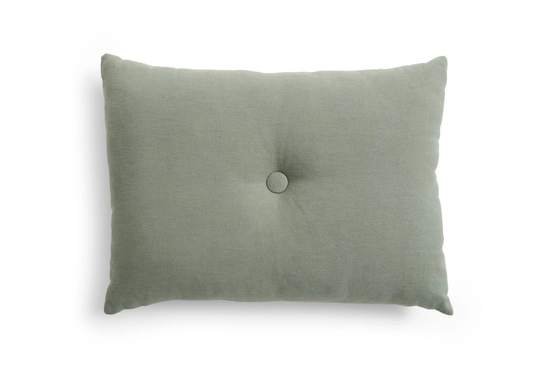 Dot Cushion Linen Pine green