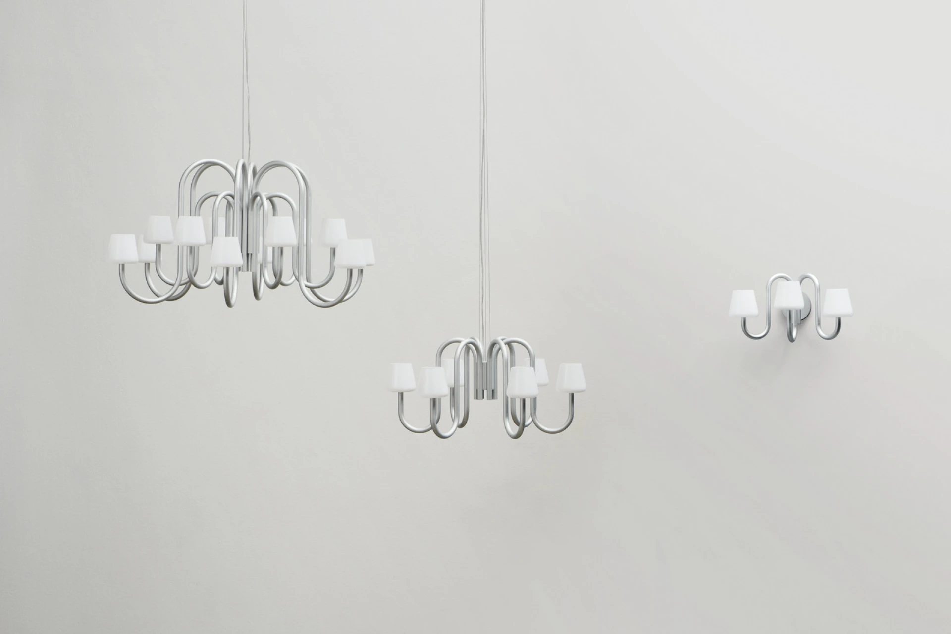 Apollo Chandelier 1065 White opal glass Apollo Chandelier 1065 White opal glass
