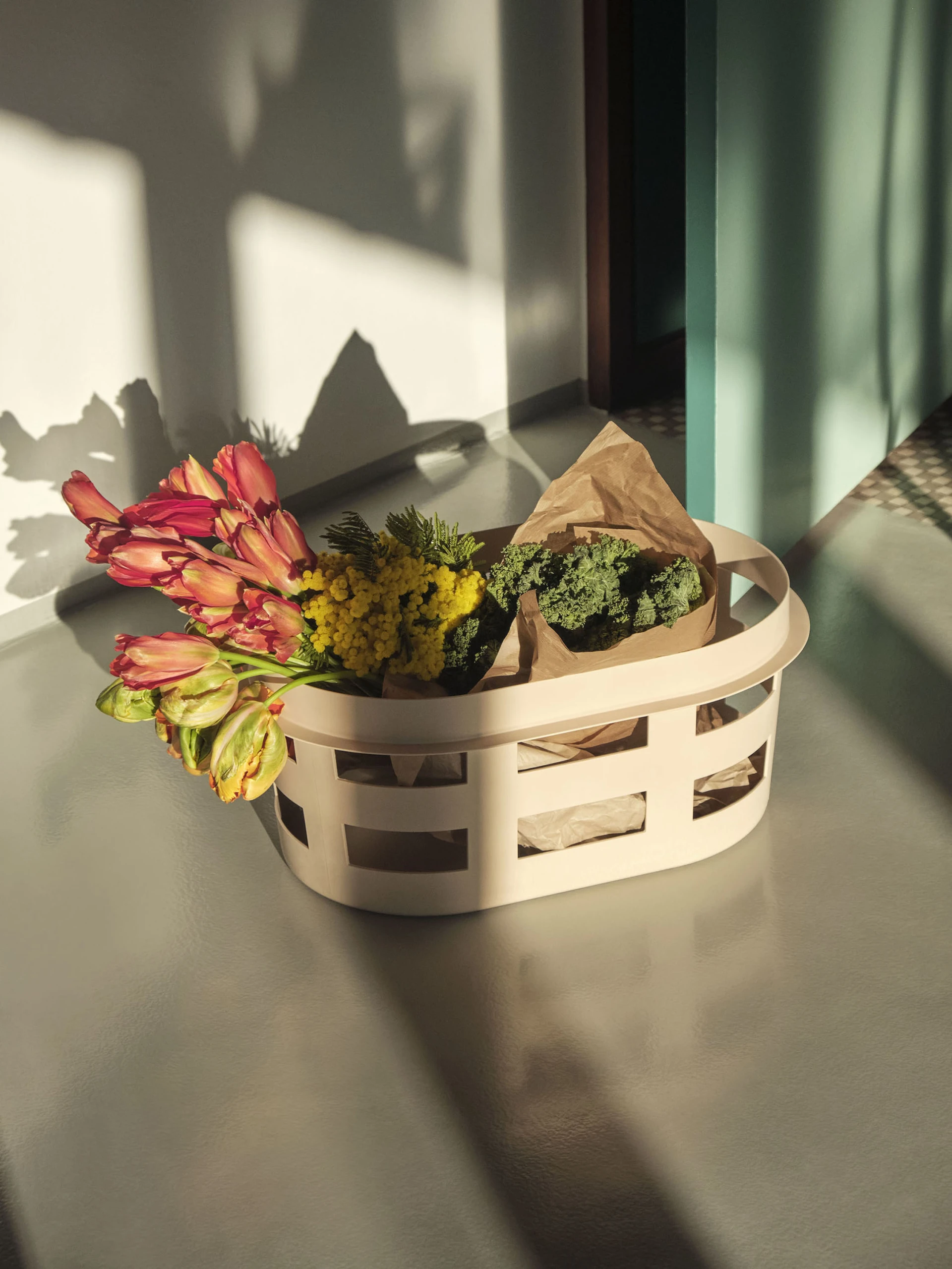 Basket S Soft yellow