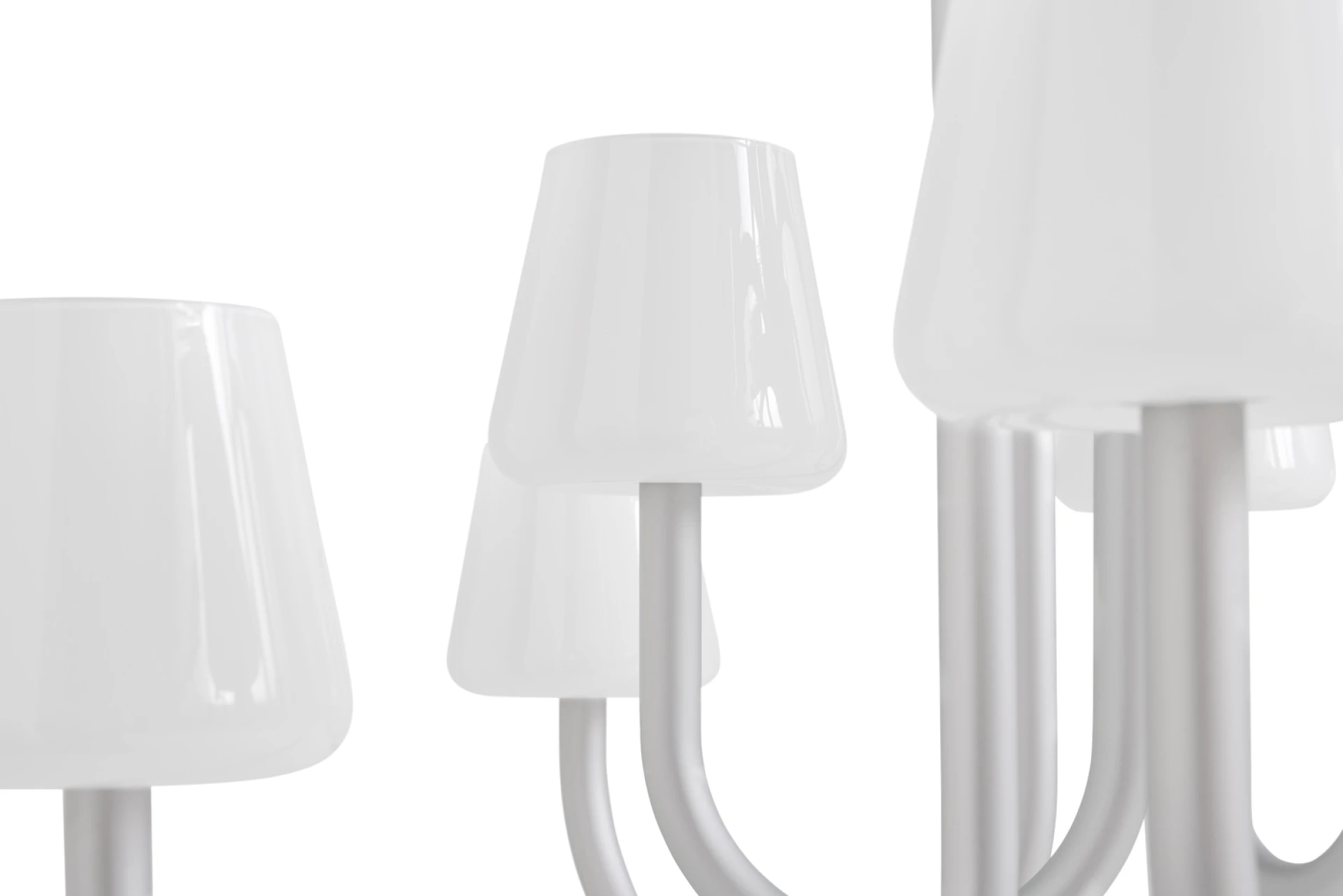 Apollo Chandelier 1065 White opal glass Apollo Chandelier 1065 White opal glass