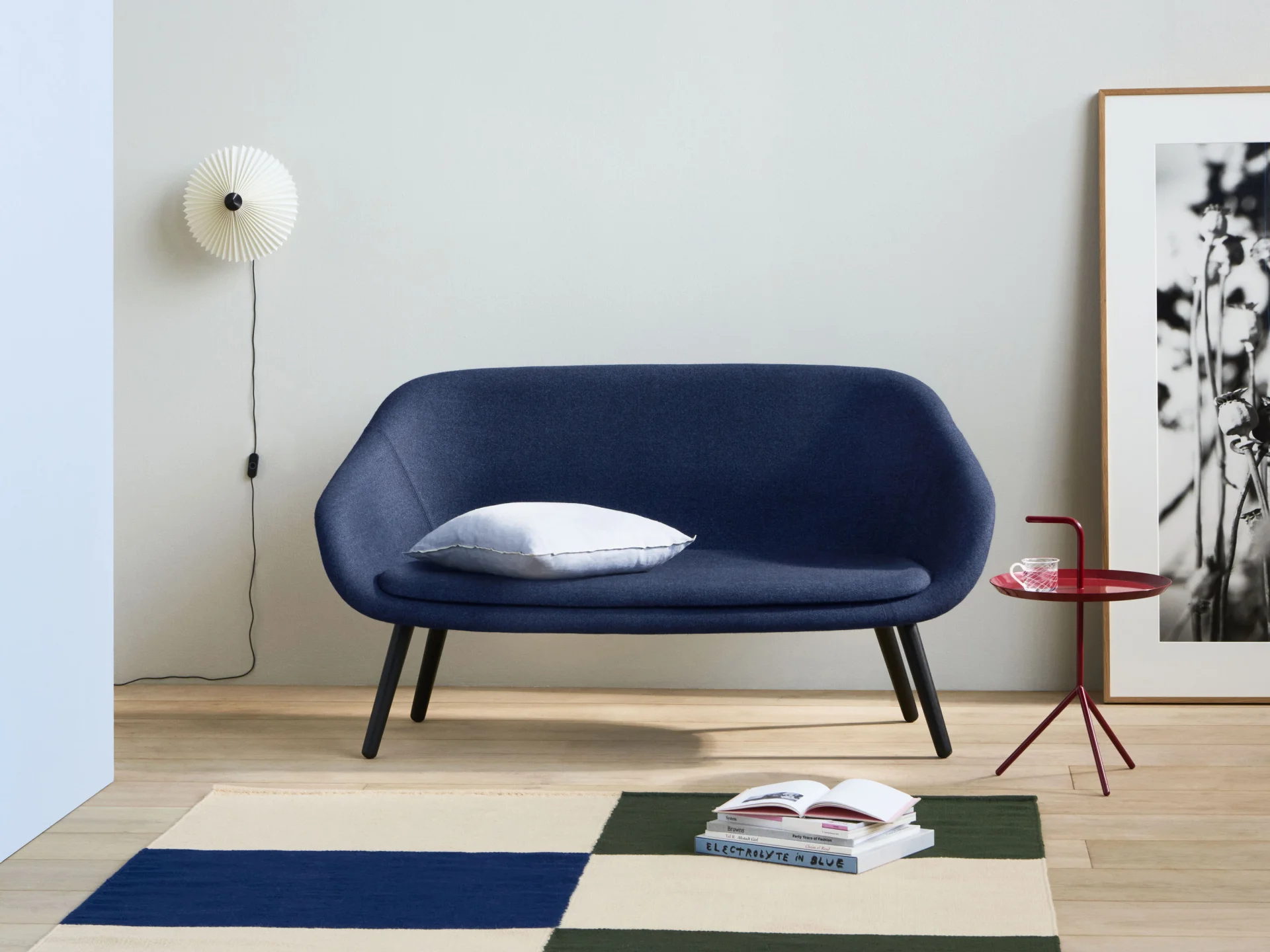 Ethan Cook Flat Works 200 x 300 Peach green check