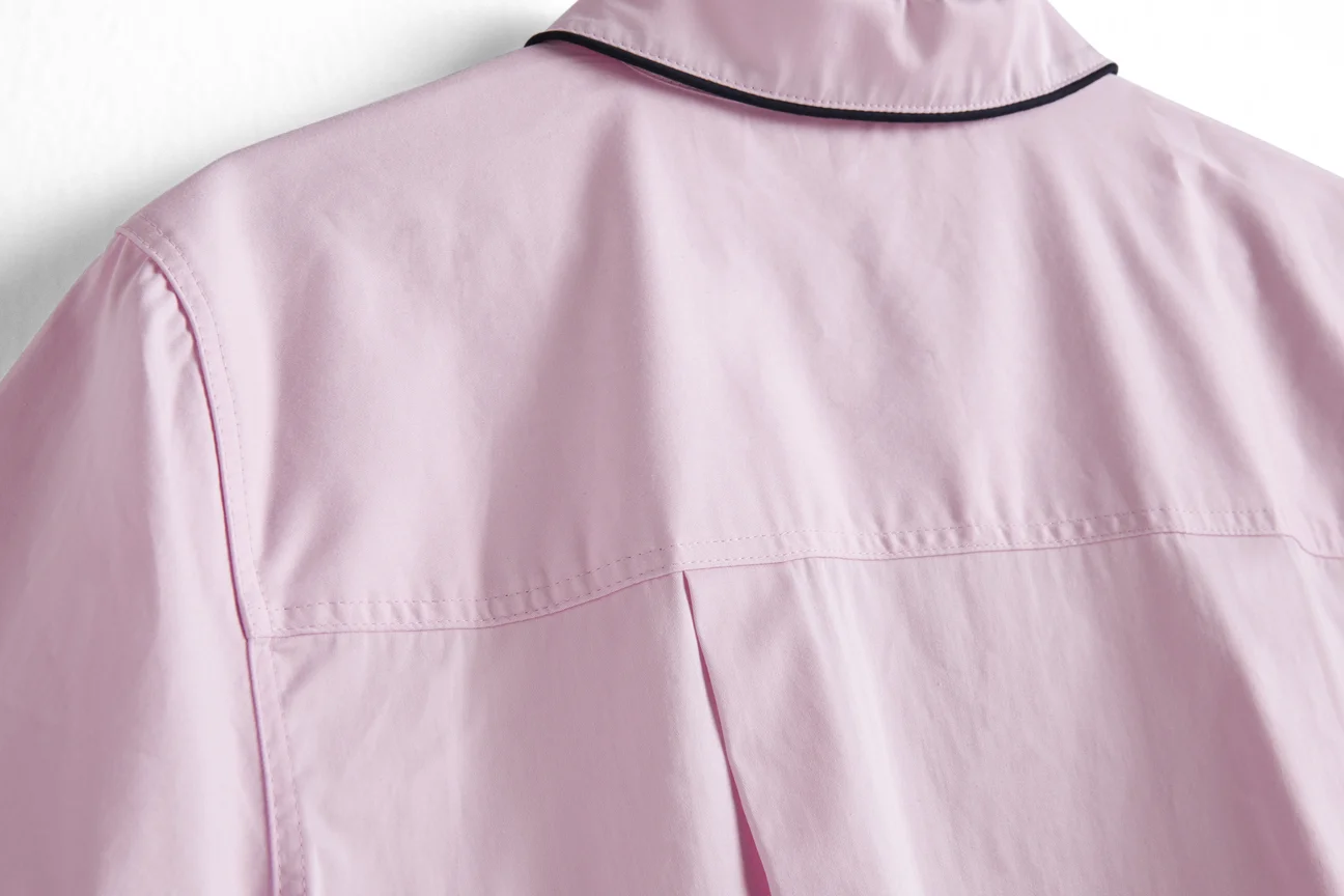 Outline Pyjama S/S Shirt S/M Soft pink