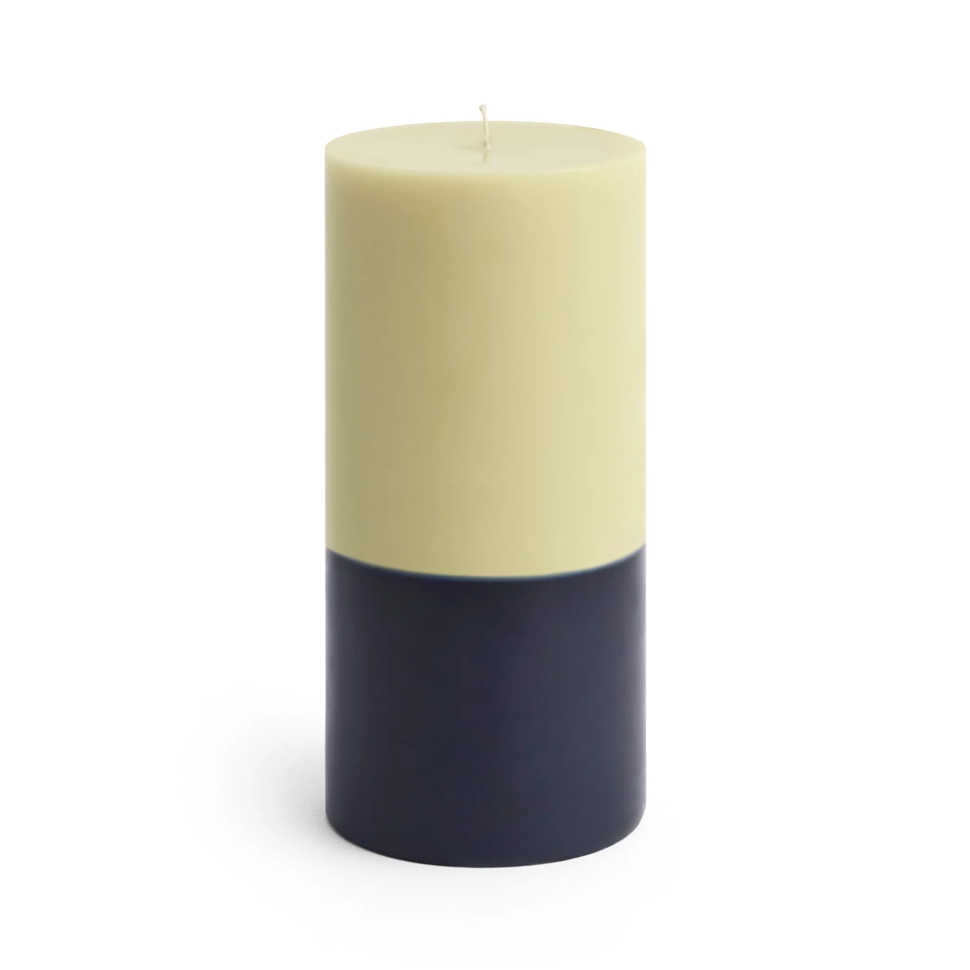 Silo Candle Large Lime white and midnight blue