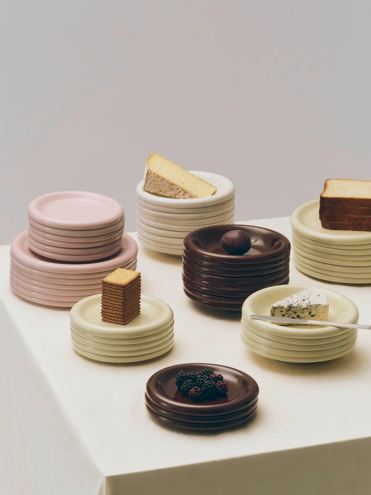 Barro Plate Set of 2 Ø24 Pink