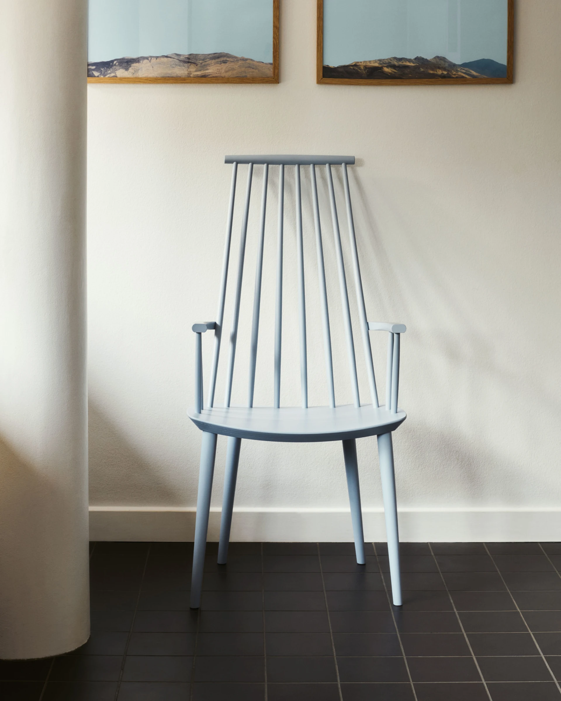 J110 Chair Beech Warm grey 