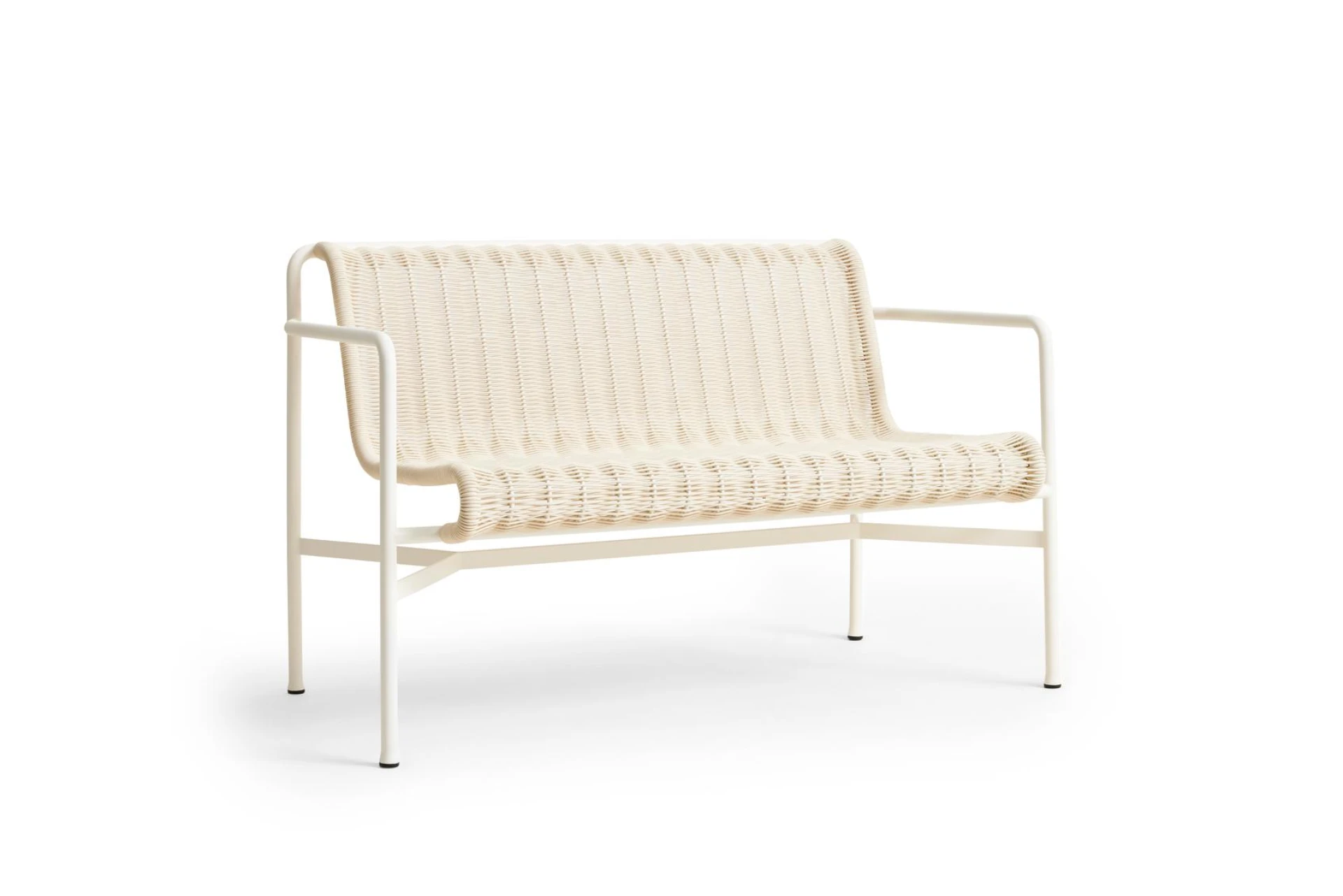 Palissade Cord Dining Bench with Armrest