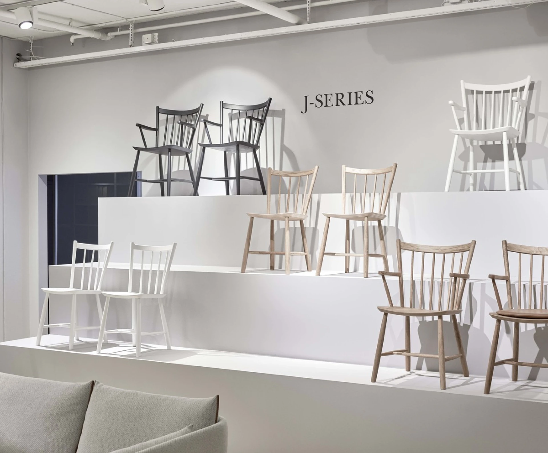 J42 Chair Beech White 