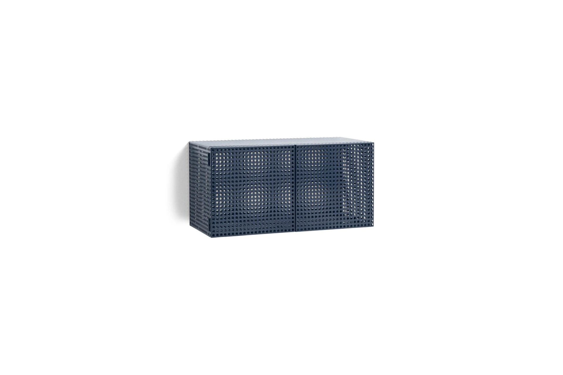 Perforated Cabinet Wall Small Steel blue