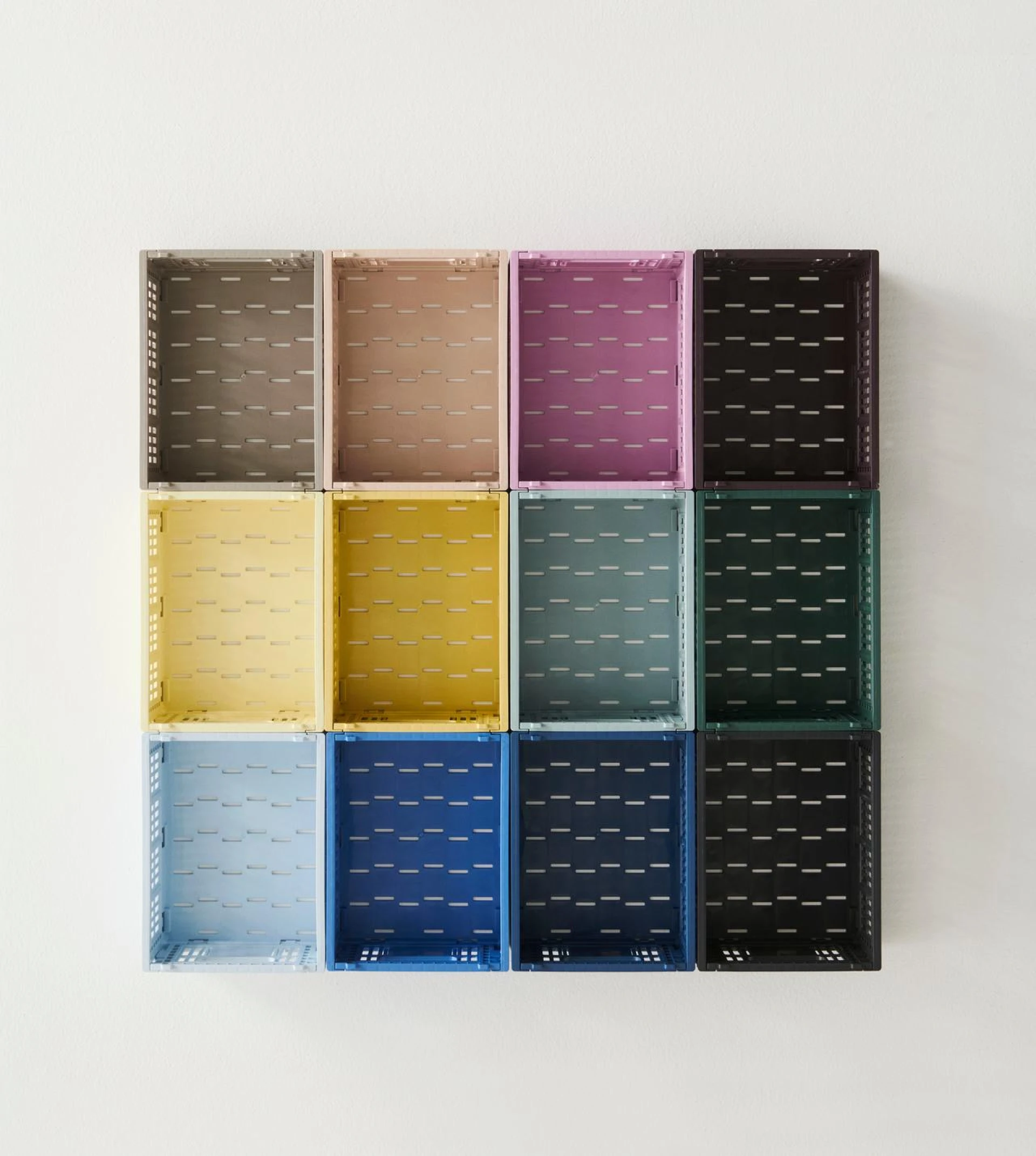 HAY Colour Crate Mini Set of 2 Dusty blue