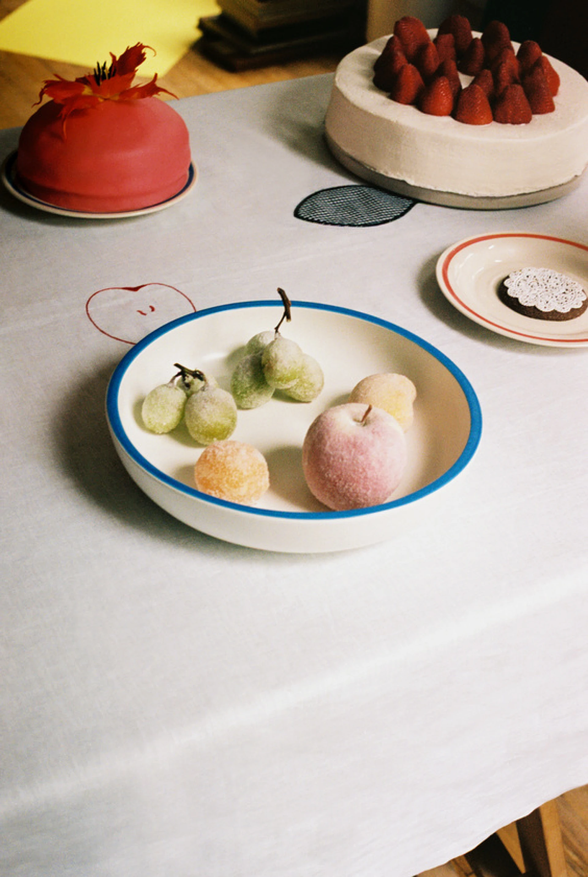 Sobremesa Plate 18,5 Set of 2 Red