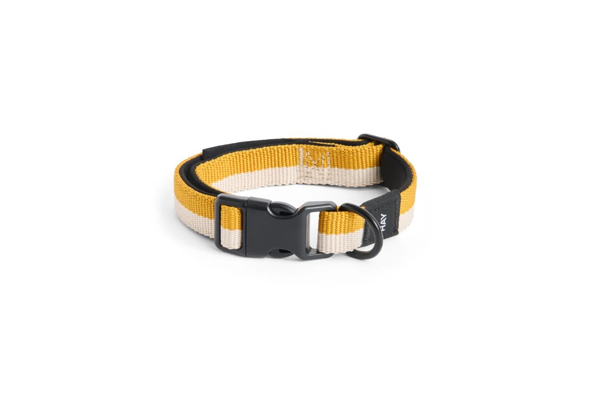 HAY Dogs Collar Flat S/M Off-white, ochre