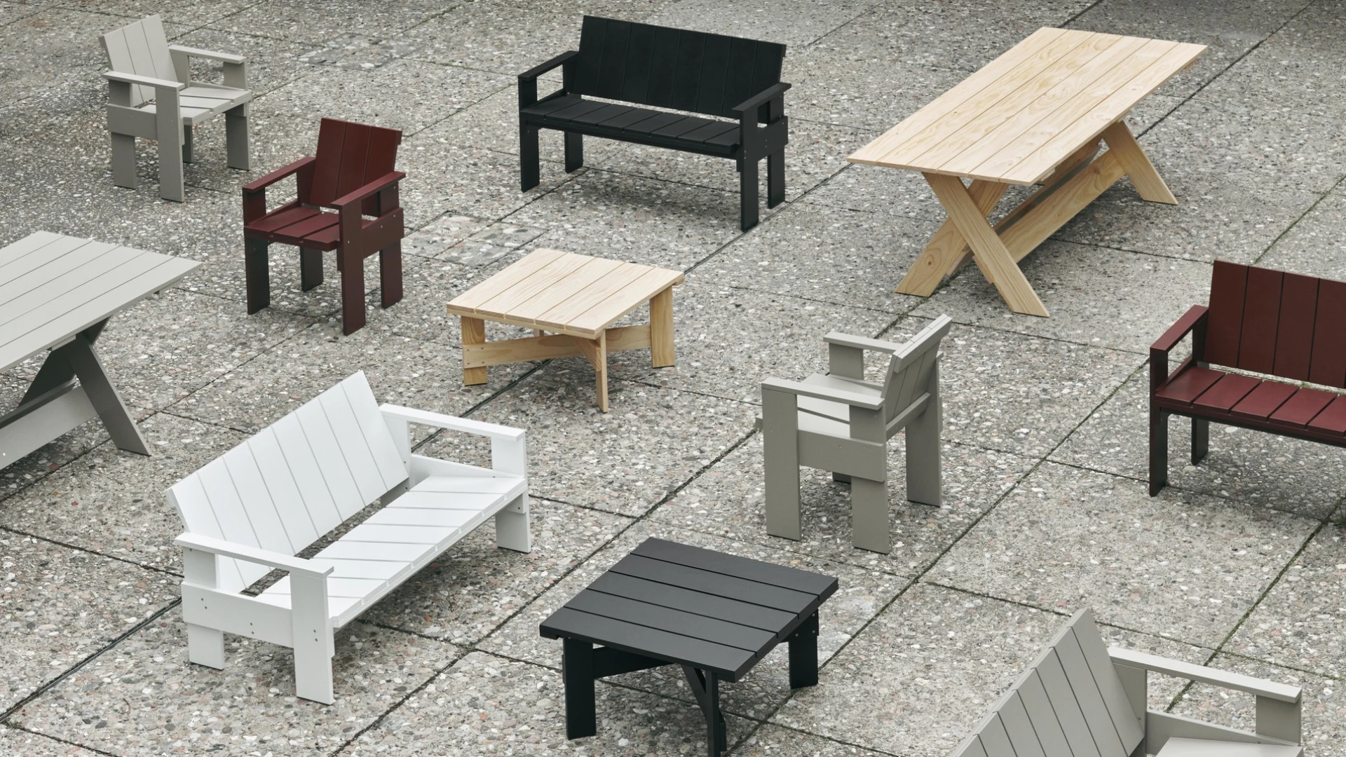 Crate Low Table Black L75.5