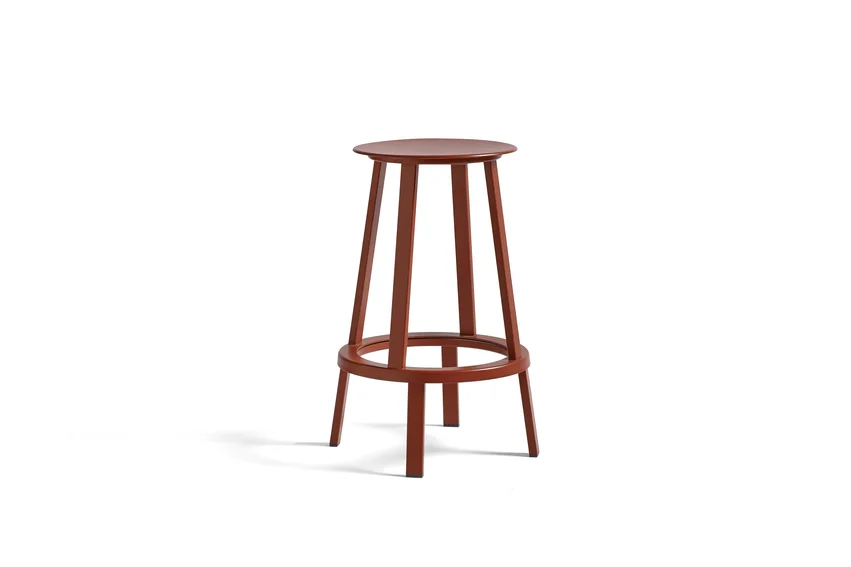 Revolver Bar Stool Low H65 Black