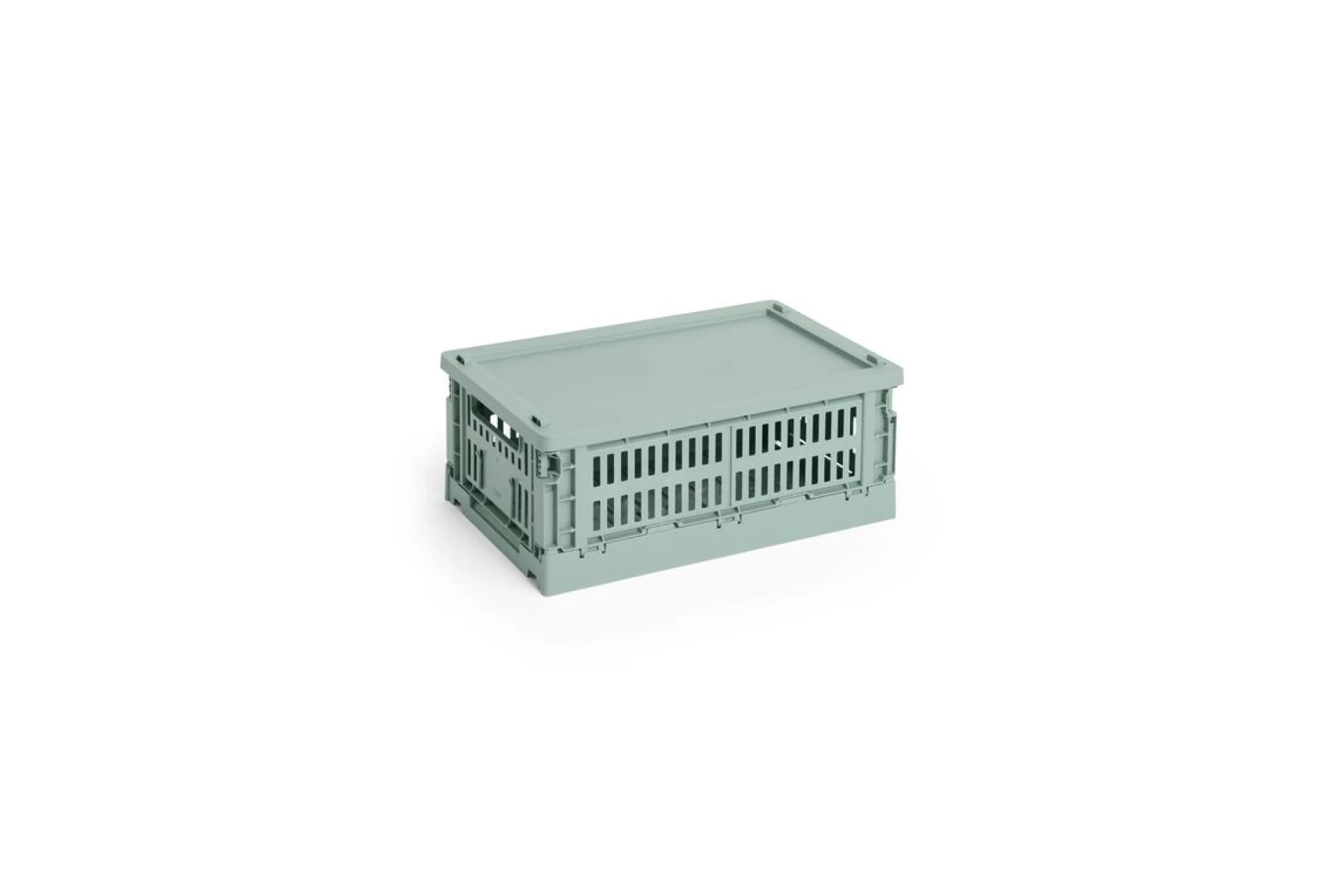HAY Colour Crate Lid Plastic Small Sage green