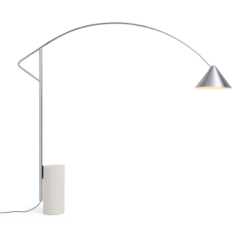 Compass Floor Lamp Brushed aluminium