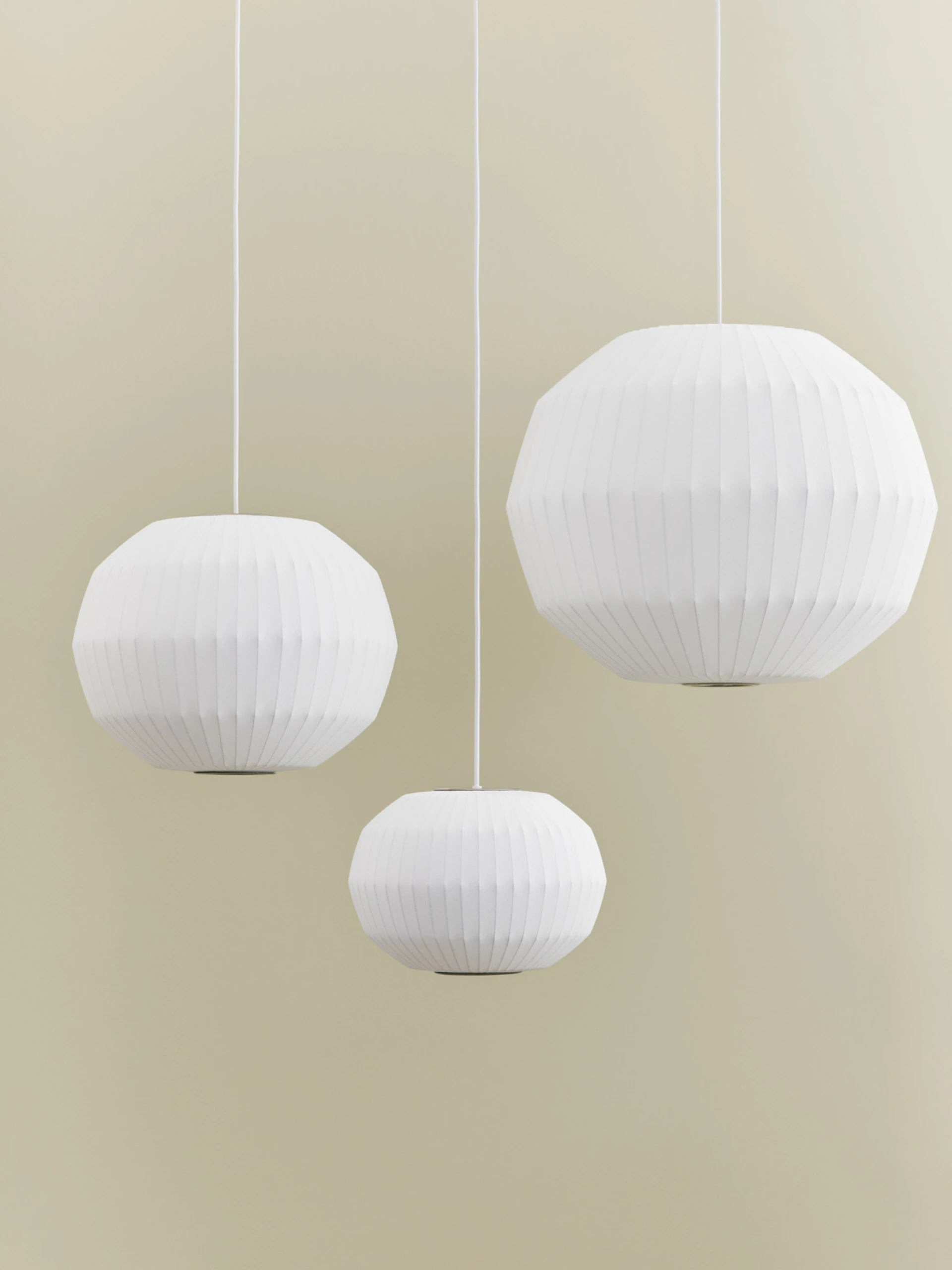 Nelson Angled Sphere Bubble Pendant Medium