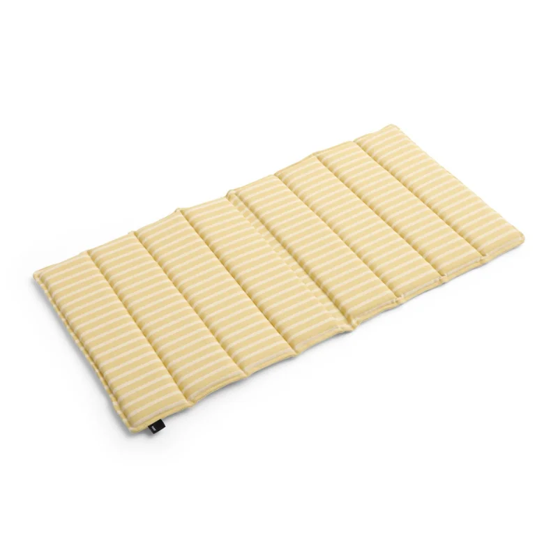 Terrazza Folding Seat Cushion 82 x 40 Yellow bold stripe