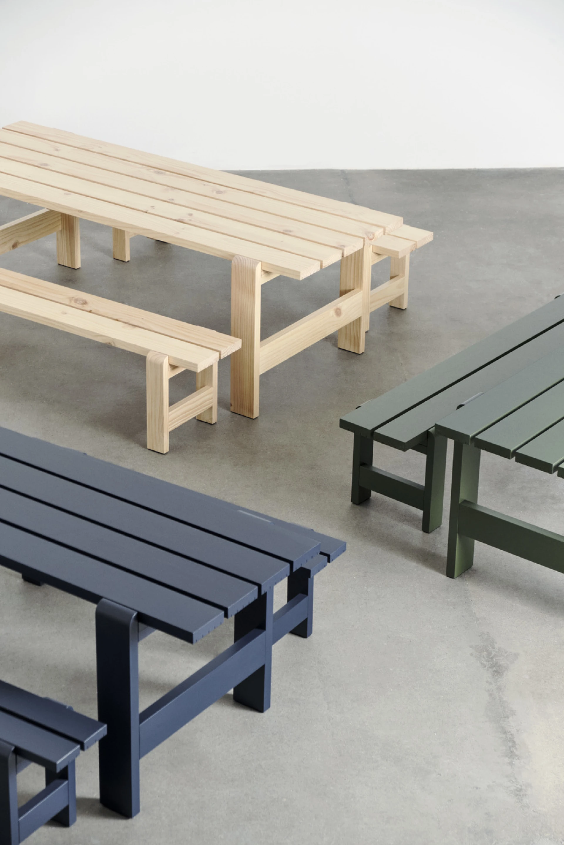 Weekday Table L230 Steel blue