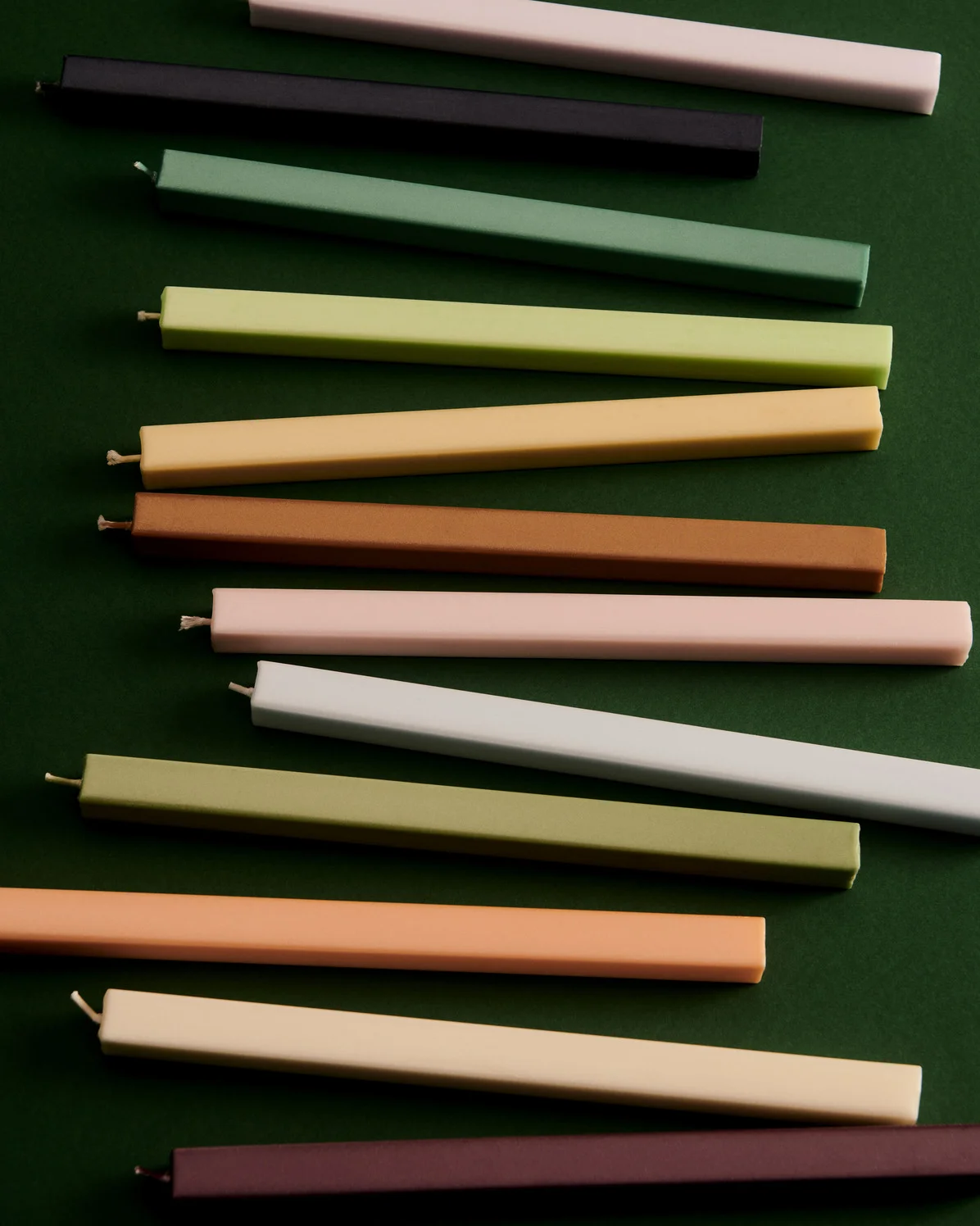 Square Candle Fresh Set of 4