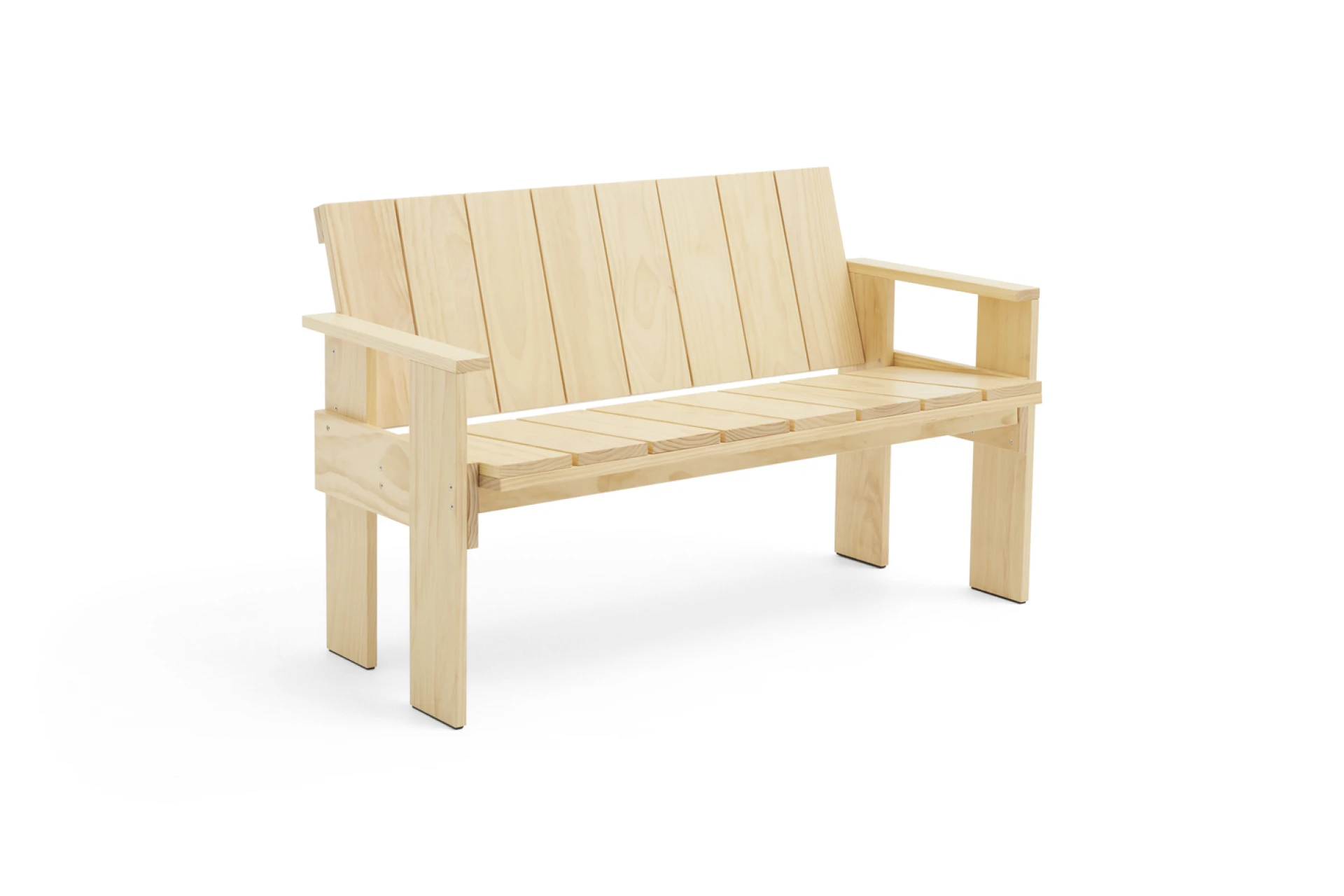 Crate Dining Bench Natural