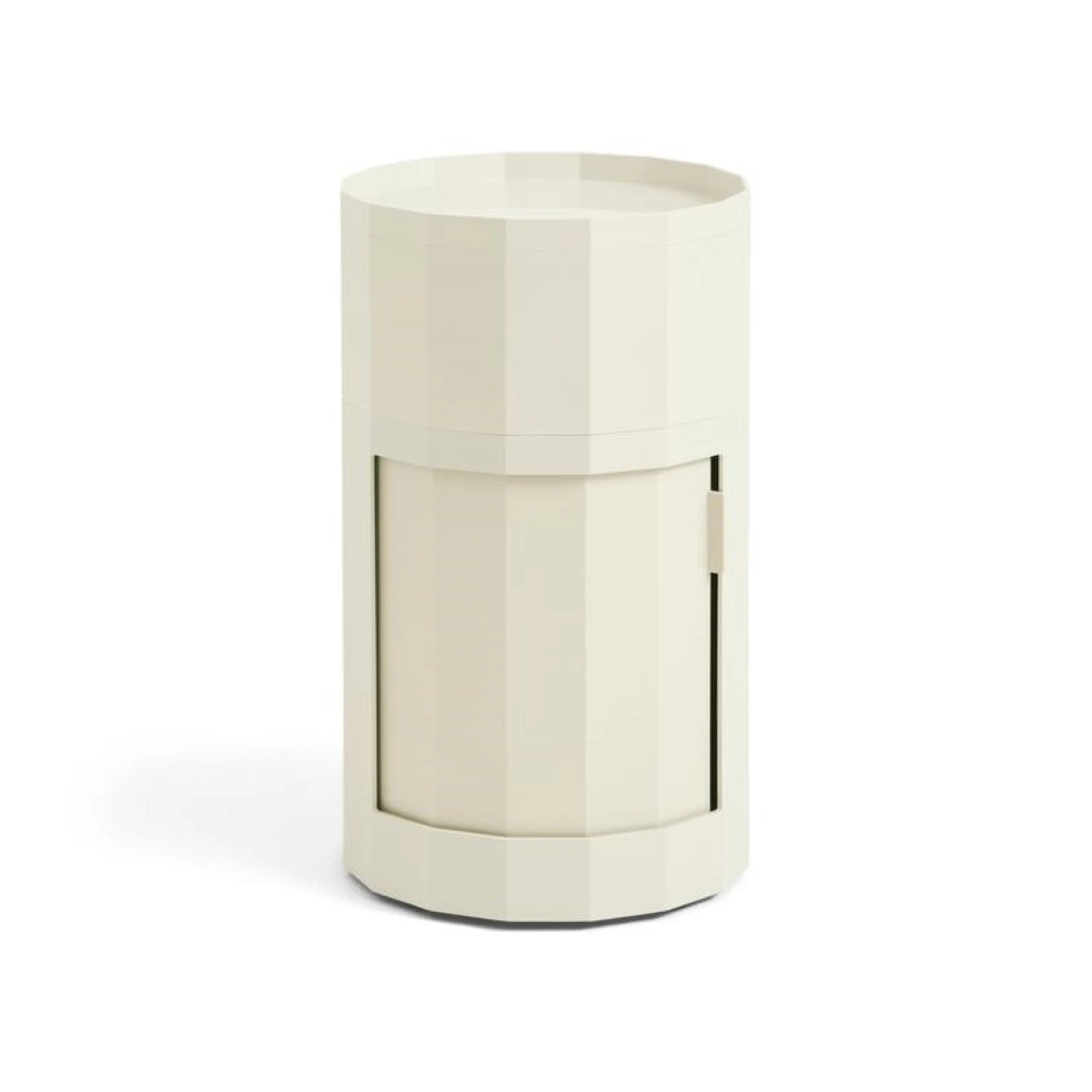 Facet Cabinet High Eggshell