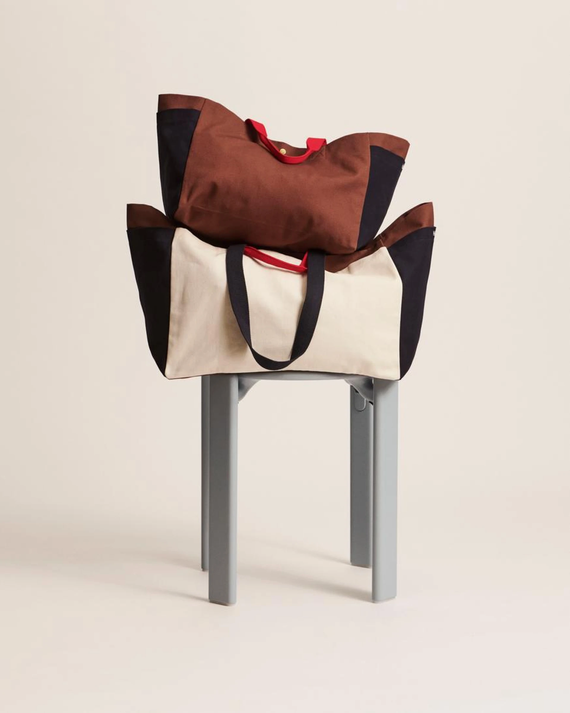 Weekend Bag (Organic) Medium Cream multi