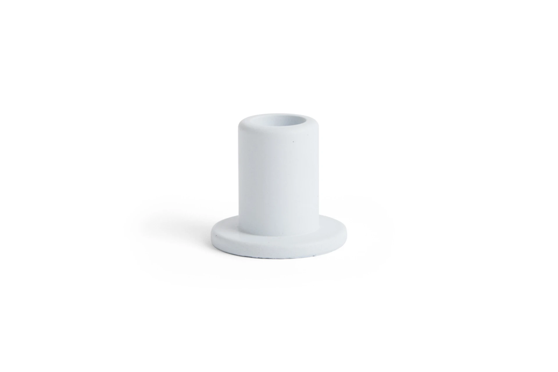 Tube Candleholder Concrete Small Light blue