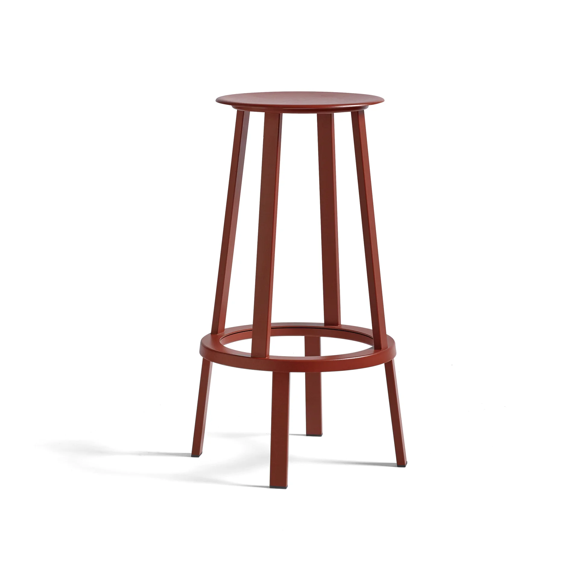 Revolver Bar Stool High H76 Lava red