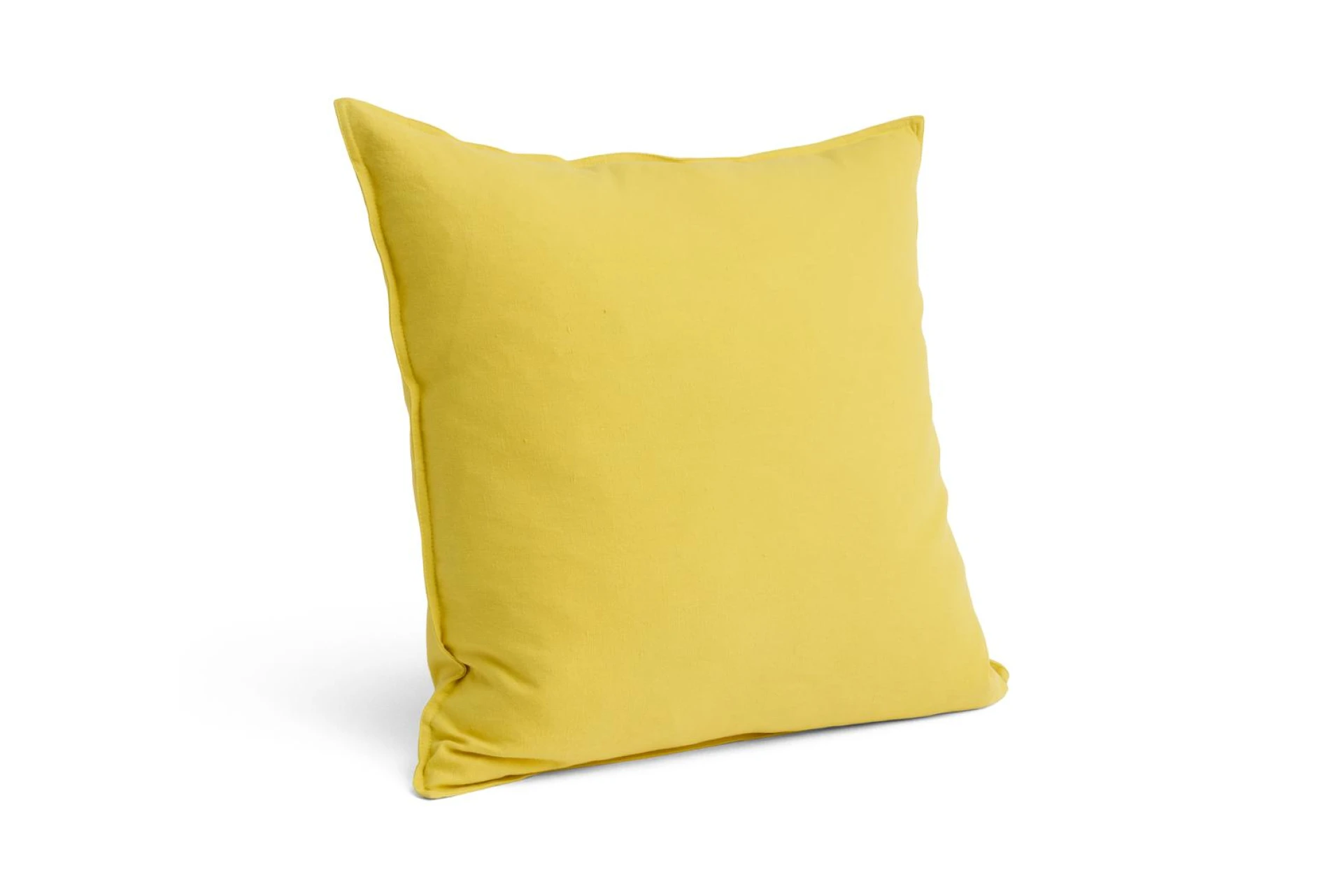 Linen Cushion 60 x 60 Lemon yellow